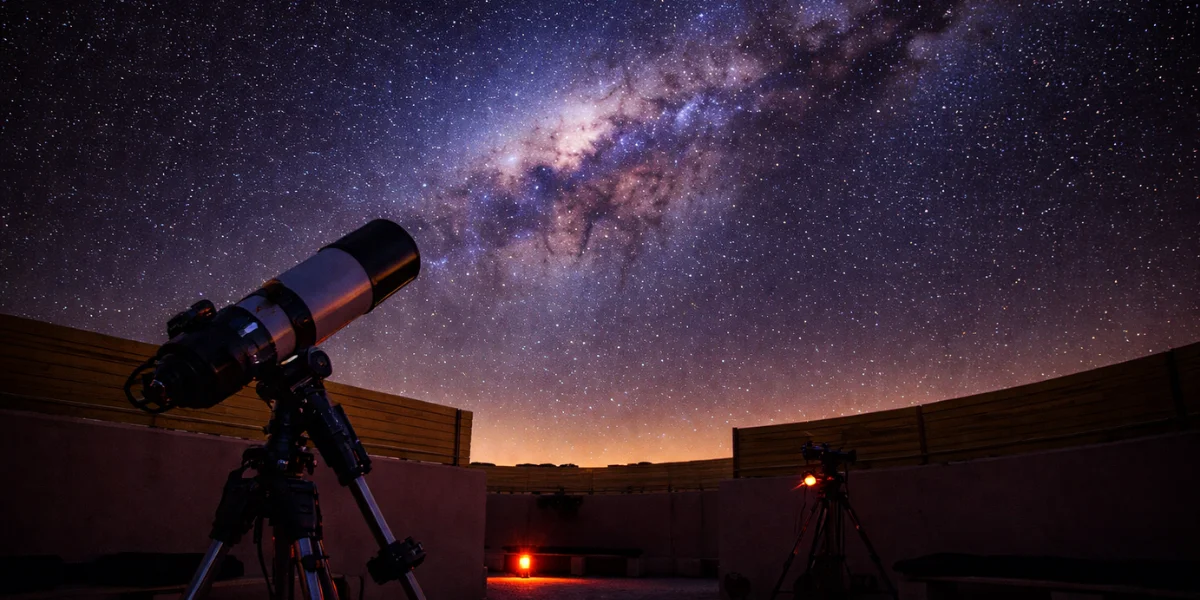 Observación astronómica en el desierto de Atacama