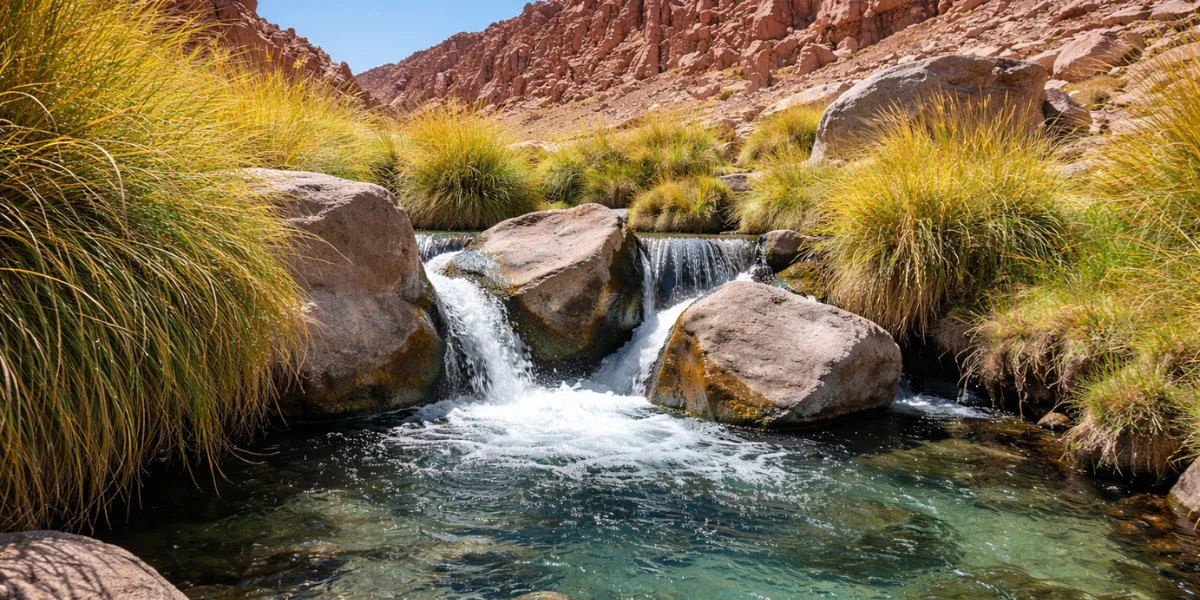 Termas de Puritama en el desierto de Atacama