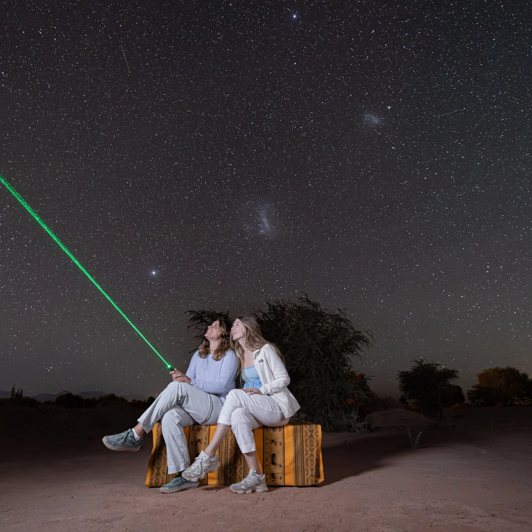 vista de super amiga estrellas